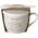 Porcelanowy kubek z pokrywką i łyżeczką, BAKERY, 600 ml