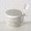 Porcelanowy kubek z pokrywką i łyżeczką, BAKERY, 600 ml