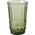 Ozdobna szklanka z zielonego szkła, AURORA, 300 ml