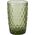Ozdobna szklanka z zielonego szkła, AURORA, 300 ml