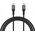 Kabel Dudao L3CC USB-C - USB-C 60W 2m w oplocie - czarny