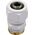 Hydroland Złączka zaciskowa GZ 1/2'' x 16 x 2 pex Biała