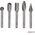 Milwaukee MILWAUKEE FREZY DO METALU 6 x 12,7mm TCT ZESTAW 5szt.