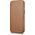 iCarer iCarer CE Premium Leather Folio Case skórzane etui iPhone 14 z klapką magnetyczne MagSafe brązowy (WMI14220713-BN)