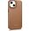 iCarer iCarer CE Premium Leather Folio Case skórzane etui iPhone 14 z klapką magnetyczne MagSafe brązowy (WMI14220713-BN)