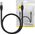 Baseus Kabel sieciowy Baseus Ethernet CAT5, 0,5m (czarny)