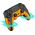 Pad Yaxo Pad bezprzewodowy do SONY PS4 PS3 PC ANDROID YAXO Hornet Fury pomarańczowy one size