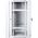 Digitus Szafa sieciowa wisząca 19" 18U rack 600x600, drzwi szyba, szary, dzielona, złożona, 60kg