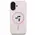 Karl Lagerfeld case for iPhone 16 Plus 6,7&quot; KLHMP16MSCMKCRHP pink hardcase Silicone KC Heads Ring MagSafe 3666339318772