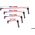 Powertec Przewody zapłonowe PowerTEC FORD MONDEO III 1.8 2.0 16V Czerwone