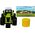 Zestaw Autek Farmerskich Opryskiwacz Prasa LEAN Toys