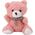 LeanToys Pluszowy Różowy Mały Miś Przytulanka Maskotka Breloczek 10cm