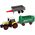 Zestaw Pojazdów Rolniczych Traktor 12 Sztuk Metal LEAN Toys