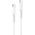 Kabel USB Yesido yesido Kabel CA154 PD 60W Type-C/Type-C 1m PVC 3A, WHITE / BIAŁY