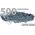 Lampki choinkowe Rum-Lux Lampki choinkowe zew. sople LZS-ECO-LED-500 mix RUM-LUX