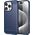 Θήκη Hurtel Silicone Carbon για iPhone 16 Pro - μπλε 14295395 5907770000000