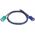 Aten Kable KVM, 2m, Czarny (AKCATEKKV0031)