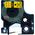 Dymo taśma S0720580 (black on yellow) typ D1