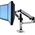 Ergotron Uchwyt biurkowy na 2 monitory do 24" LX Dual (45-248-026)