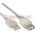Kabel USB InLine USB-A - USB-A 3 m Biały (34603)