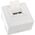 InLine Gniazdo natynkowe sieciowe 2x RJ45 Cat.6 - białe poziome (75602J)