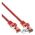 InLine Patchcord, Cat.6, S/FTP, 0.5m, czerwony (76450R)
