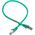 InLine Patch kabel sieciowy Cat.6A, S/FTP (PiMf), 500MHz, zielony 0.5m (76850G)