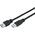 Kabel USB OEM USB-A - USB-A 1.8 m Czarny (93998)