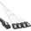 InLine SFF 8087 - SATA x4, 1m, Biały (27620B)