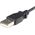 Kabel USB StarTech USB-A - microUSB 0.5 m Czarny (UUSBHAUB50CM)