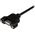 Kabel USB StarTech USB-A - USB-A 0.9 m Czarny (USBPNLAFAM3)
