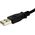 Kabel USB StarTech USB-A - USB-A 0.6 m Czarny (USBPNLAFAM2)