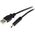 Kabel USB StarTech USB-A - DC 3.4 mm Typ-H 0.9 m Czarny (USB2TYPEH)
