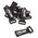 Organizer InLine Rzep Czarny 10 sztuk  (59945E)