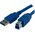 Kabel USB StarTech USB-A - 1 m Niebieski (USB3SAB1M)