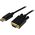 Kabel StarTech DisplayPort - D-Sub (VGA) 1.8m czarny (DP2VGAMM6B)