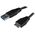 Kabel USB StarTech USB-A - micro-B 0.5 m Czarny (USB3AUB50CMS)