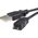 Kabel USB StarTech USB-A - microUSB 0.5 m Czarny (UUSBHAUB50CM)