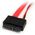 StarTech SATA - SATA Slimline + Molex, 0.3m, Czerwony (SLSATAF12)