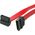 StarTech SATA - SATA, 0.6m, Czerwony (SATA24RA1)