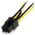 StarTech SATA 15-pin - PCIe 6-pin, 0.15m, Żółty (SATPCIEXADAP)