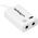 Adapter AV StarTech Jack 3.5mm - Jack 3.5mm x2 biały (MUYHSMFFADW)
