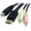 StarTech Kable KVM, 1.8m, Czarny (DP4N1USB6)