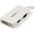 Adapter AV StarTech DisplayPort Mini - HDMI - D-Sub (VGA) - DVI biały (MDP2VGDVHDW)