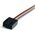 StarTech 4-pin - 4-pin, 0.3m, Wielokolorowy (FAN4EXT12)