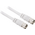 Kabel Goobay Antenowy (F) 10m biały (11742)
