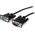 StarTech DB-9 - DB-9, 2m, Czarny (MXT1002MBK)