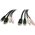 StarTech Kable KVM, 1.8m, Czarny (DP4N1USB6)