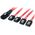 StarTech SFF 8087 - SATA x4, 0.48m, Czerwony (SAS8087S450)