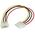 StarTech Molex - Molex, 0.3m, Wielokolorowy (LP4POWEXT12)